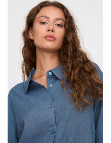 24 Colours Blouse Blue - 30472a