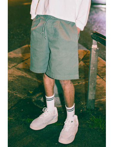 Kaotiko Bermuda Relaxed Canvas Pinzas - AQ006-01-K002-S