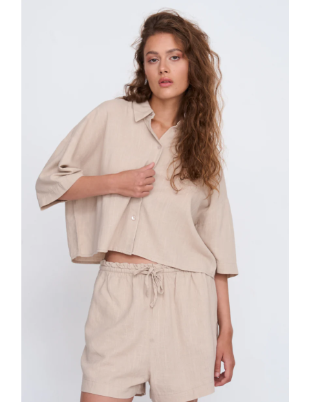 24 Colours Beige Blouse - 30476b.bg.