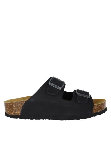 Plakton Eva NOBUCK Negro Sandals - 340010-negro