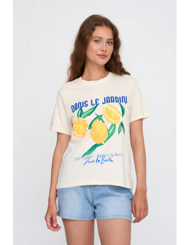 24Colours Lemon Cotton T-shirt - 12385a