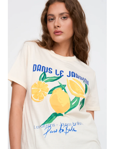 24Colours Lemon Cotton T-shirt - 12385a