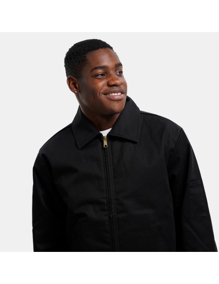 Dickies Jacket M Lined Eisenhower Rec Charcoal Black - DK0A4XK4BLK1