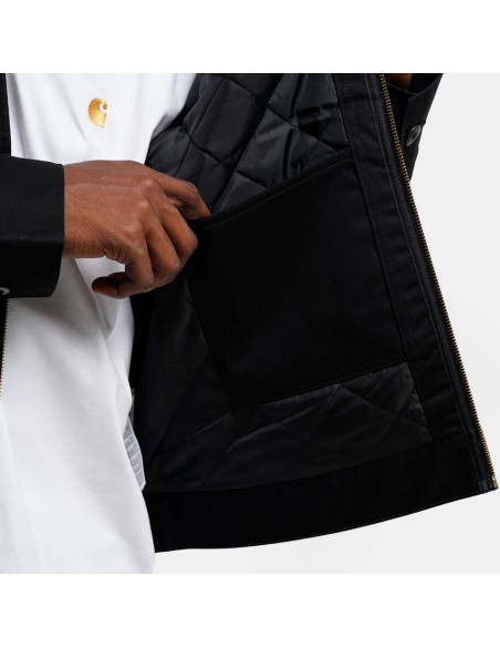 Dickies Jacket M Lined Eisenhower Rec Charcoal Black - DK0A4XK4BLK1