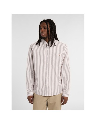 Dickies Shirt Gallatin LS Egret - DK0A87PYC481
