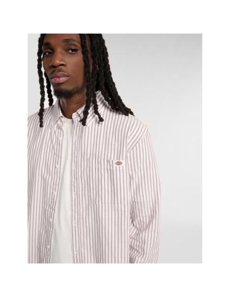 Dickies Shirt Gallatin LS Egret - DK0A87PYC481