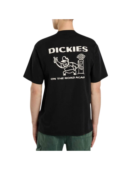 Dickies T-Shirt M Burns Black - DK0A87QIBLK1