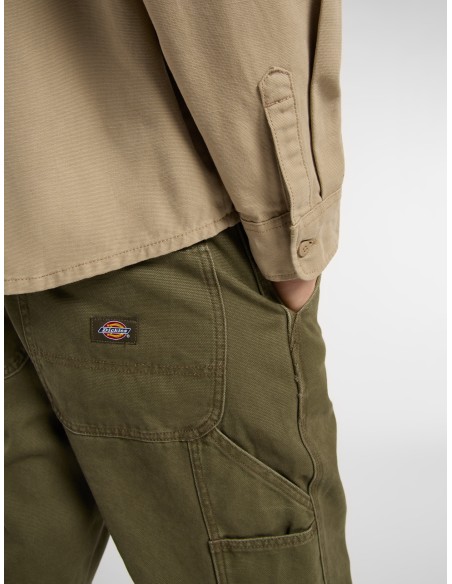 Dickies Shirt M Canvas Desert Sand - DK0A87PR0DS1