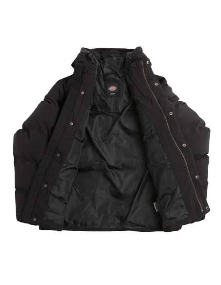 Dickies Puffer Jacket M Eagleville Hooded Black - DK0A87OHBLK1