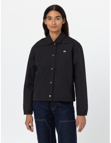 Dickies Jacket Oakport Cropped Coach Jacket W Black - DK0A4YGWBLK1