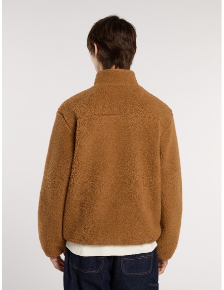 Dickies Fleece Jacket M Mount Hope Zip Brown Duck - DK0A4YEE0BD1