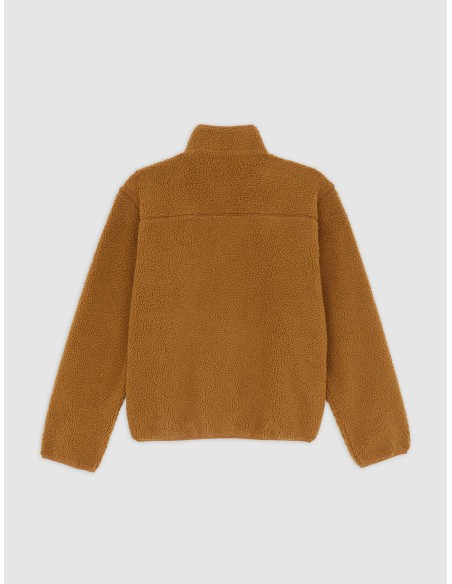 Dickies Fleece Jacket M Mount Hope Zip Brown Duck - DK0A4YEE0BD1