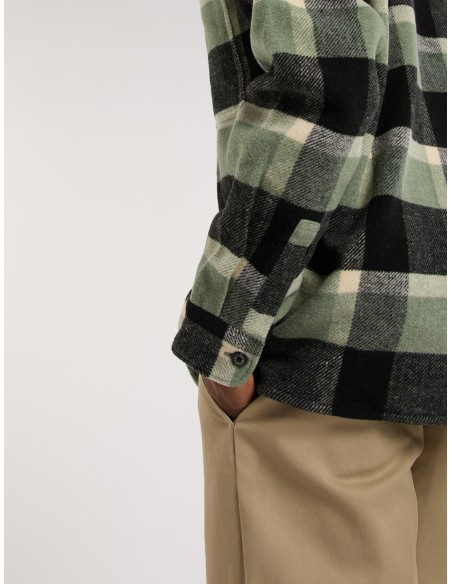 DICKIES SHIRT PLAID COALING LS SEA SPRAY - DK0A4XZZL191