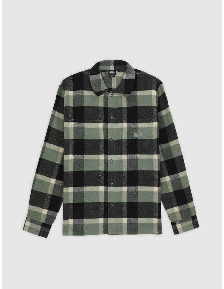 DICKIES SHIRT PLAID COALING LS SEA SPRAY - DK0A4XZZL191