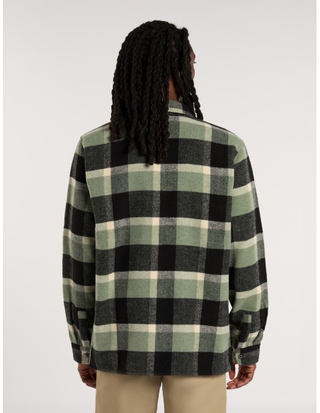 DICKIES SHIRT PLAID COALING LS SEA SPRAY - DK0A4XZZL191