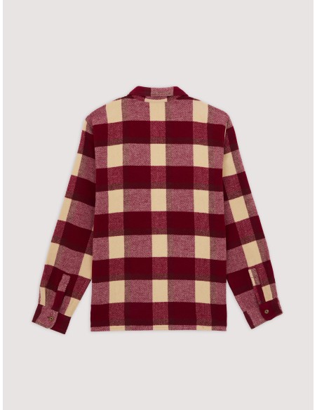 Dickies Shirt M Plaid Coaling Tibetan Red - DK0A4XZZK741