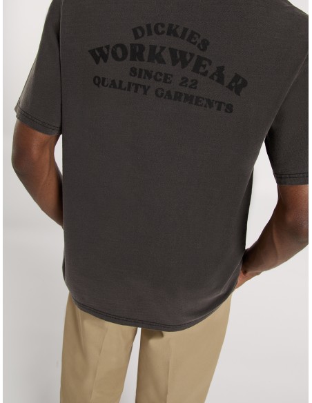 Dickies T-Shirt M Christiana Garment Dyed Black - DK0A87QHBLK1