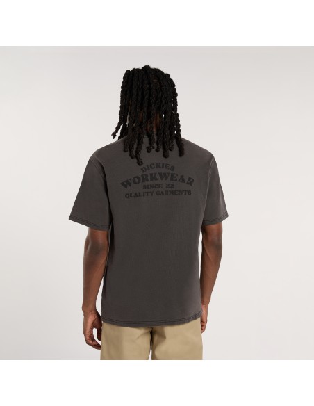Dickies T-Shirt M Christiana Garment Dyed Black - DK0A87QHBLK1
