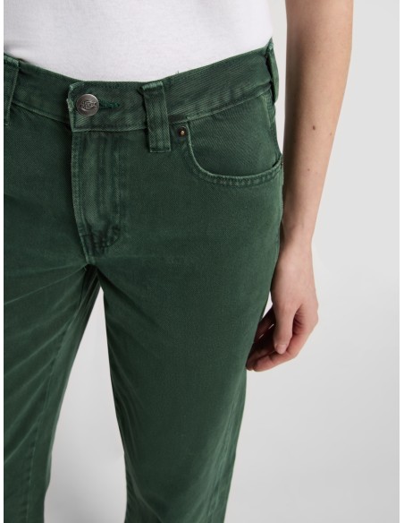 Dickies Denim Pants Farner W Pine Needle Green - DK0A87NNPIN1