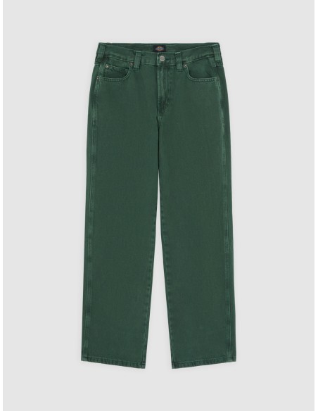DICKIES Denim Pants W Farner Pine Needle Green - DK0A87NNPIN1