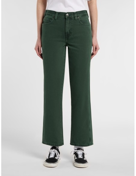 DICKIES Denim Pants W Farner Pine Needle Green - DK0A87NNPIN1