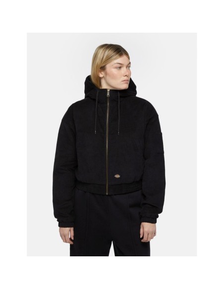 Dickies Hooded Jacket Corduroy W Black - DK0A4Z4HBLK1