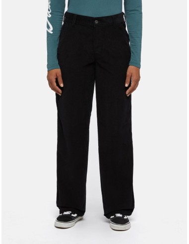 Dickies Pants Corduroy Carpenter Wmn Black - DK0A863ZBLK1