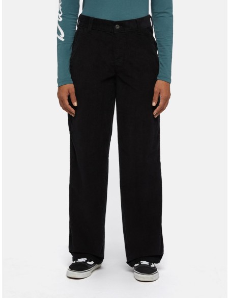 Dickies Denim Pants W Corduroy Carpenter Black - DK0A863ZBLK1
