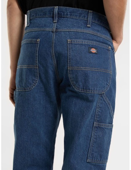 DICKIES Denim Pants M Relaxed Utility Indigo Blue - DK001993C7K1