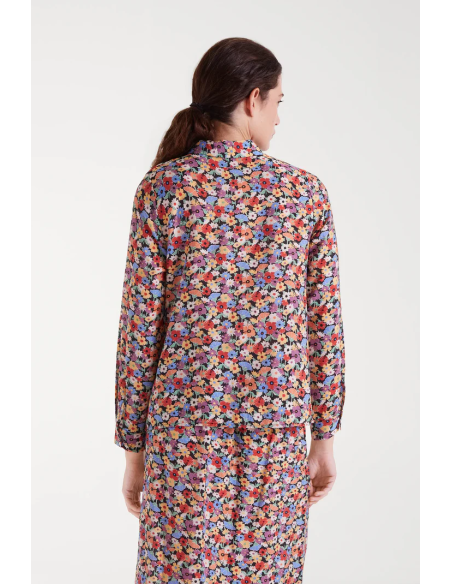 Compania Fantastica Shirt Hampton Small Print Lightweight Crepe - 53C/12006