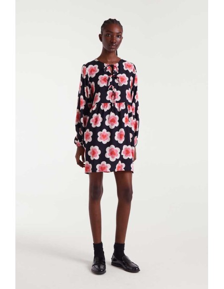 Compania Fantastica Short dress with sweetheart print - 53C/40004