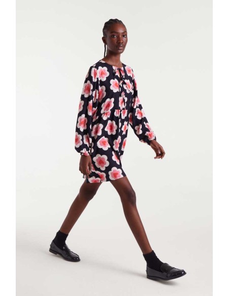 Compania Fantastica Short dress with sweetheart print - 53C/40004