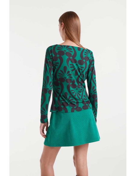 Compania Fantastica T-shirt Baroque print - 53C/41027