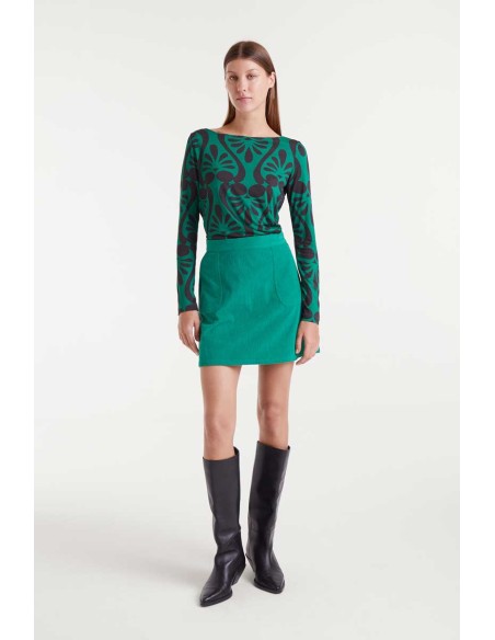 Compania Fantastica T-shirt Baroque print - 53C/41027