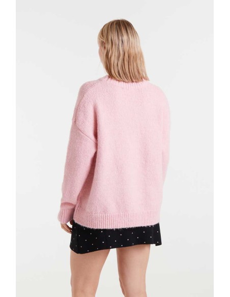 Compania Fantastica sweater Jacquard knit with Strawberry print - 53C/10235