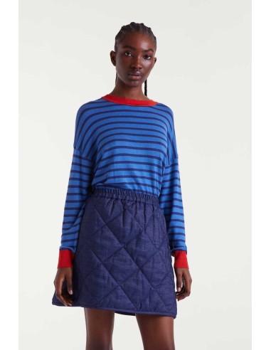 Compania Fantastica sweater Blue striped knit - 53C/10243