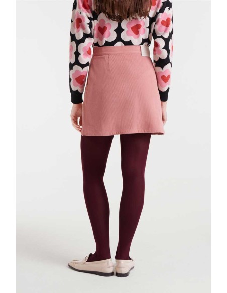Compania Fantastica Skirt Short pink corduroy - 53C/11041