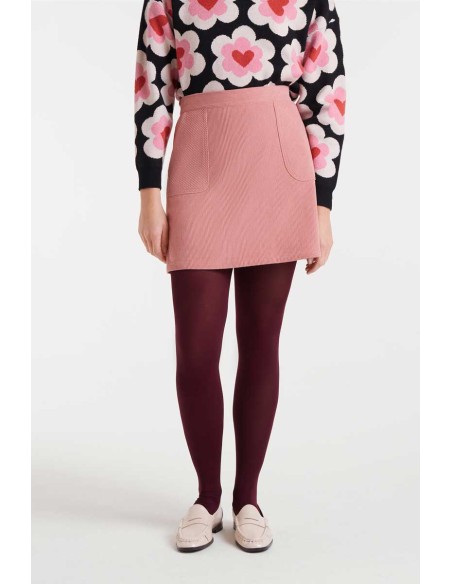 Compania Fantastica Skirt Short pink corduroy - 53C/11041