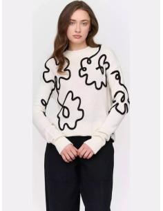 24 Colours Pullover White -...