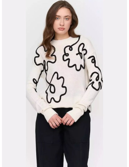 24 Colours Pullover White - 41316