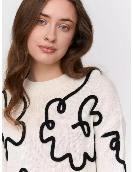 24 Colours Pullover White - 41316