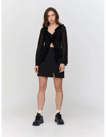 24 Colours Skirt in Black - 70820a