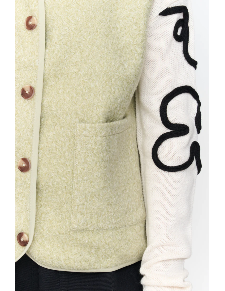 24 Colours Vest in green - 90511a.gr