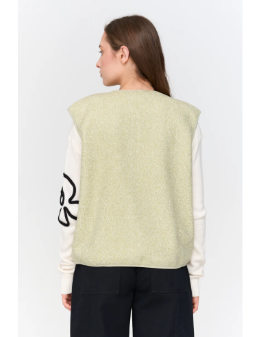 24 Colours Vest in green - 90511a.gr