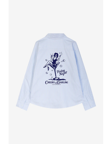 Kaotiko Cheers Darling Stripes Shirt...