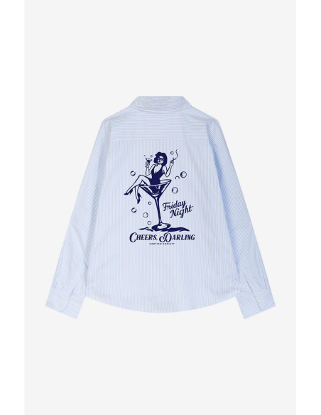 Kaotiko Cheers Darling Stripes Shirt - AR001-01-1900