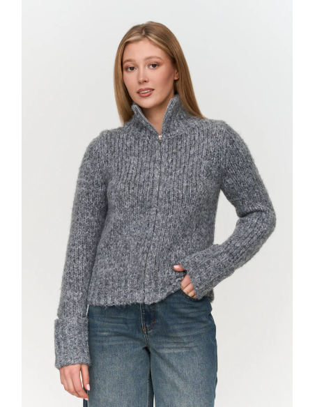 24 Colours Cardigan in gray - 41293b