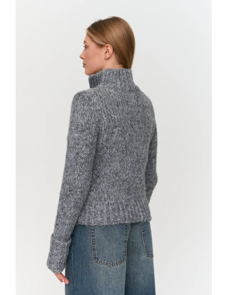 24 colours Cardigan in grey - 41293b