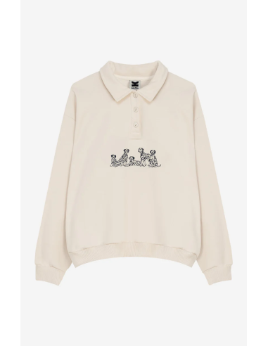 Kaotiko Sweatshirt Dalmatian Stone - AR006-02-M002
