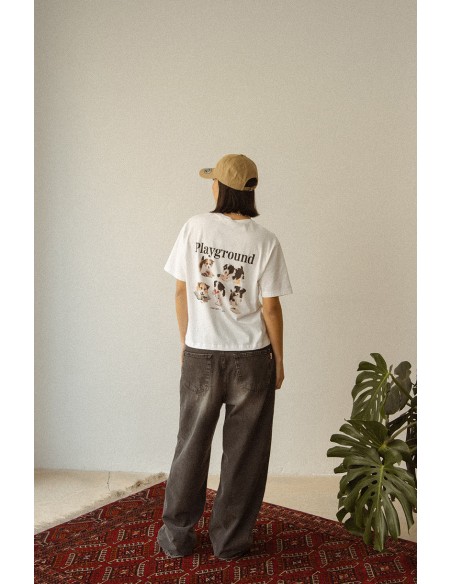 Kaotiko M/C Washed Naughty Puppies - AR009-01-M002